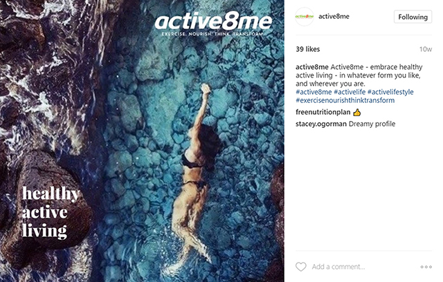 Active8me essential motivation tools to look and feel your best woman swimming instagram post