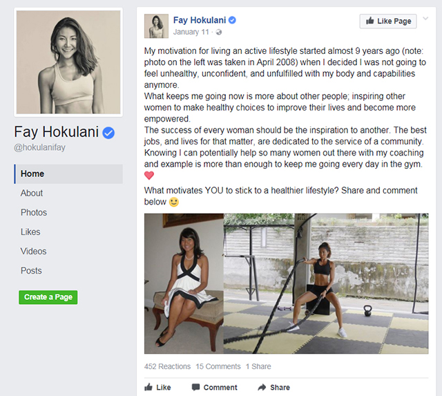 Active8me Fay Hokulani Instagram vs Real Inspiration or intimidation her story