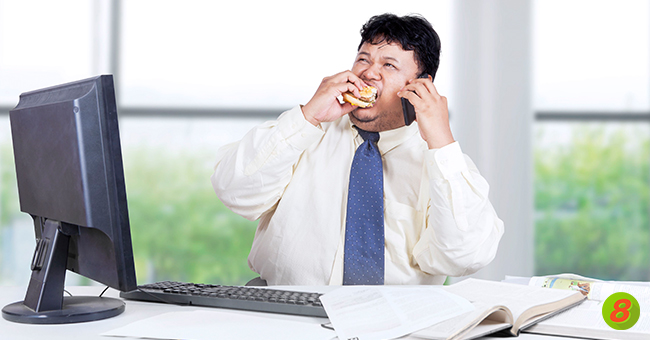 Active8me 8 ways your job is making you fat plus easy fixes