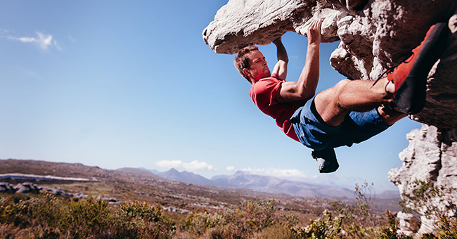 Active8me 10 Easy Steps to Turning your Setback into a Comeback Rock climber