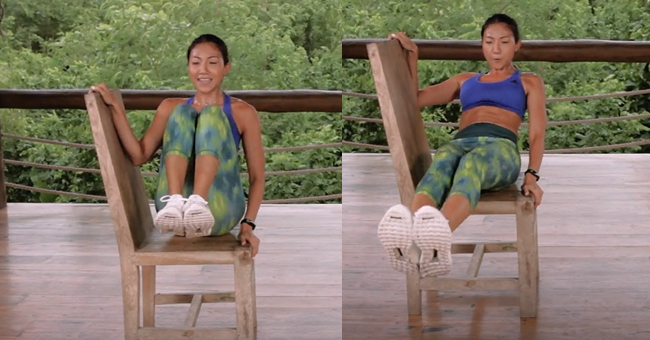 Active8me Workout - The Anywhere Anytime 15-minute Chair Workout Abs in and out