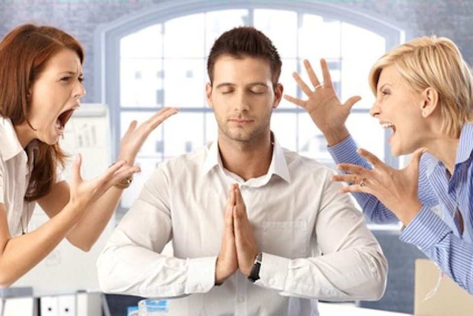 Active8me 6 Ways to Crush Negativity Around Your Healthy Lifestyle Man meditating